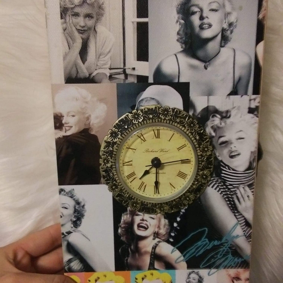Marilyn Monroe Vintage Clock Jewelry Box - Picture 2 of 9
